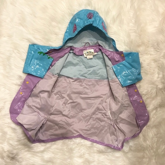 Kidorable Mermaid Tail Raincoat Toddler Girl 4T - Picture 6 of 7